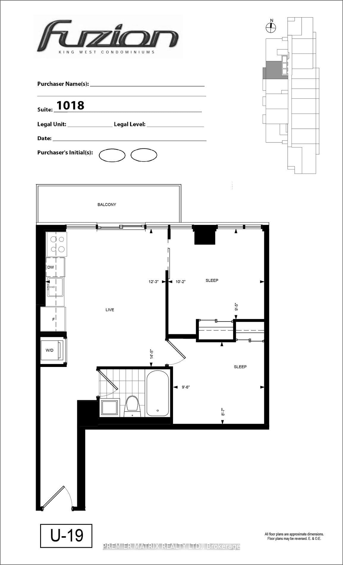 Condo for lease at 1018-20 Joe Shuster Way, Toronto, South Parkdale, M6K 0A3 - MLS: W11969620