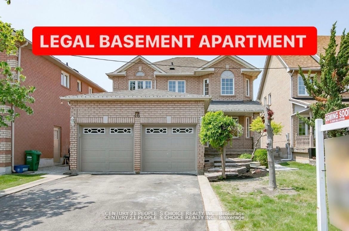 Detached House for sale at 46 Creekwood Drive, Brampton, Snelgrove, L7A 1J3 - MLS: W11971829