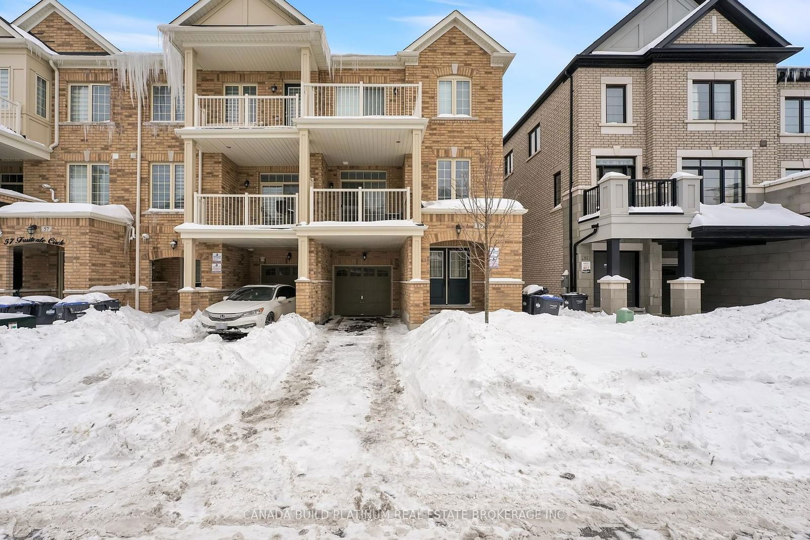 Townhouse for sale at 53 Fruitvale Circle, Brampton, Northwest Brampton, L7A 5B9 - MLS: W11977590