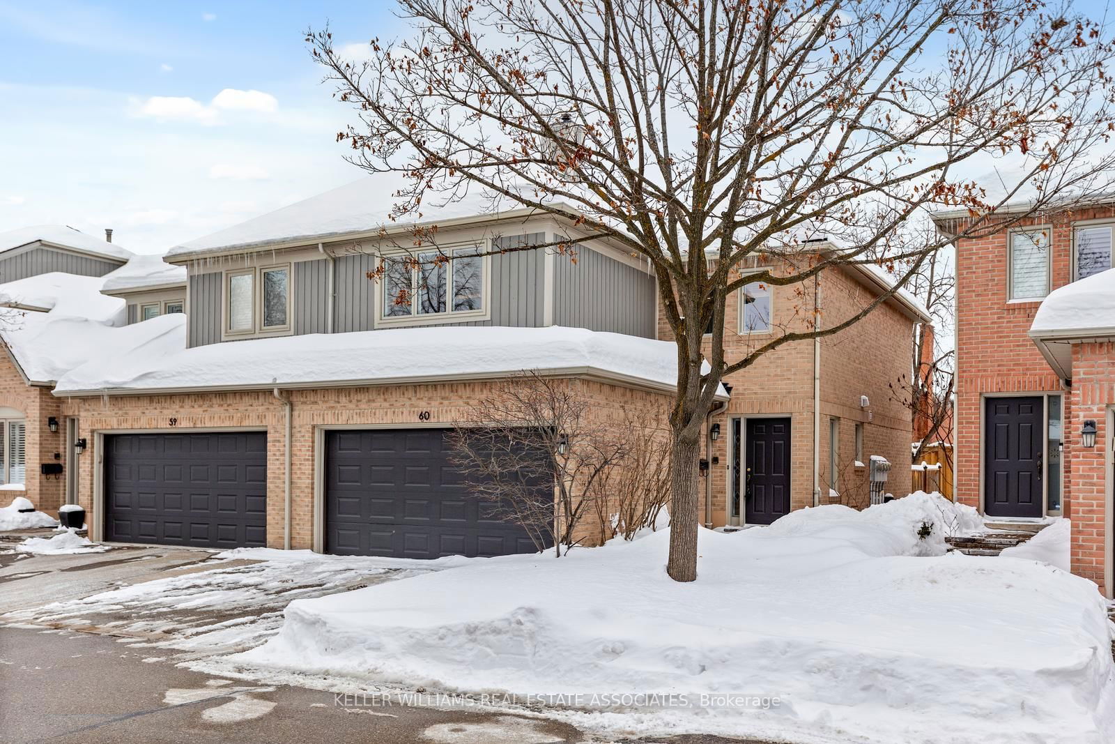 Townhouse for sale at 60-5480 Glen Erin Drive, Mississauga, Central Erin Mills, L5M 5R3 - MLS: W11980656