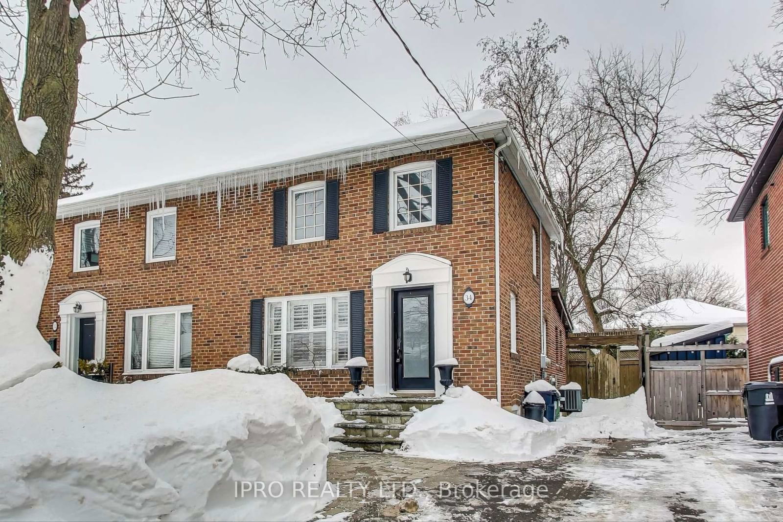 Semi-Detached House for sale at 34 Allanbrooke Drive, Toronto, Kingsway South, M9A 3N8 - MLS: W11980689