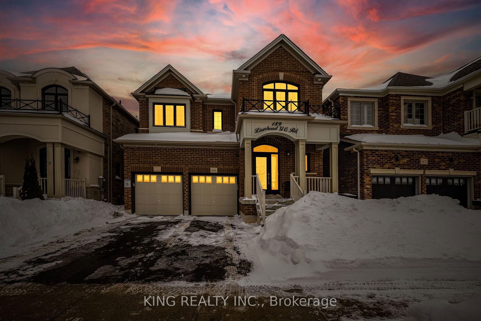 Detached House for sale at 189 LIONHEAD GOLF CLUB Road, Brampton, Bram West, L6Y 6C1 - MLS: W11981571