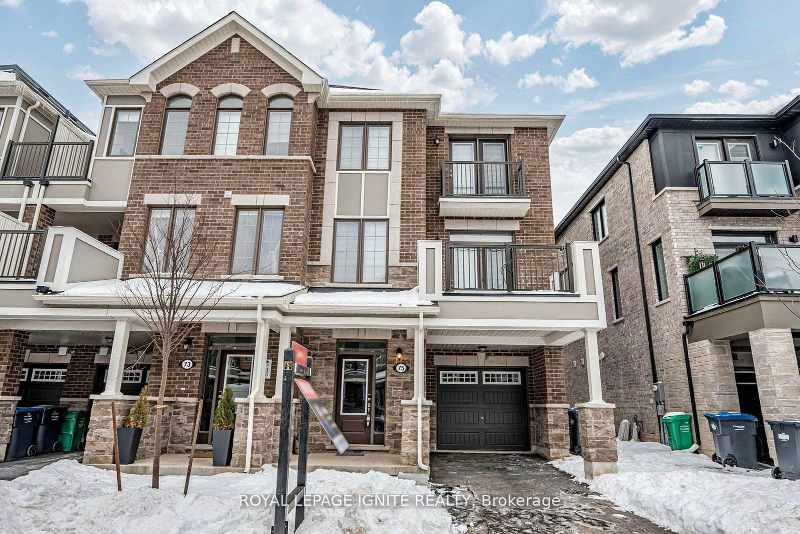 Townhouse for sale at 75 Melmar Street, Brampton, Northwest Brampton, L7A 5K8 - MLS: W11981628