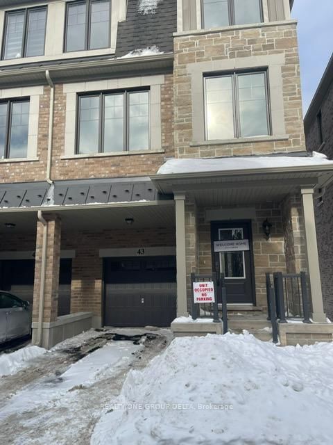 Townhouse for lease at 43 Folcroft Street, Brampton, Credit Valley, L6Y 6L3 - MLS: W11983729