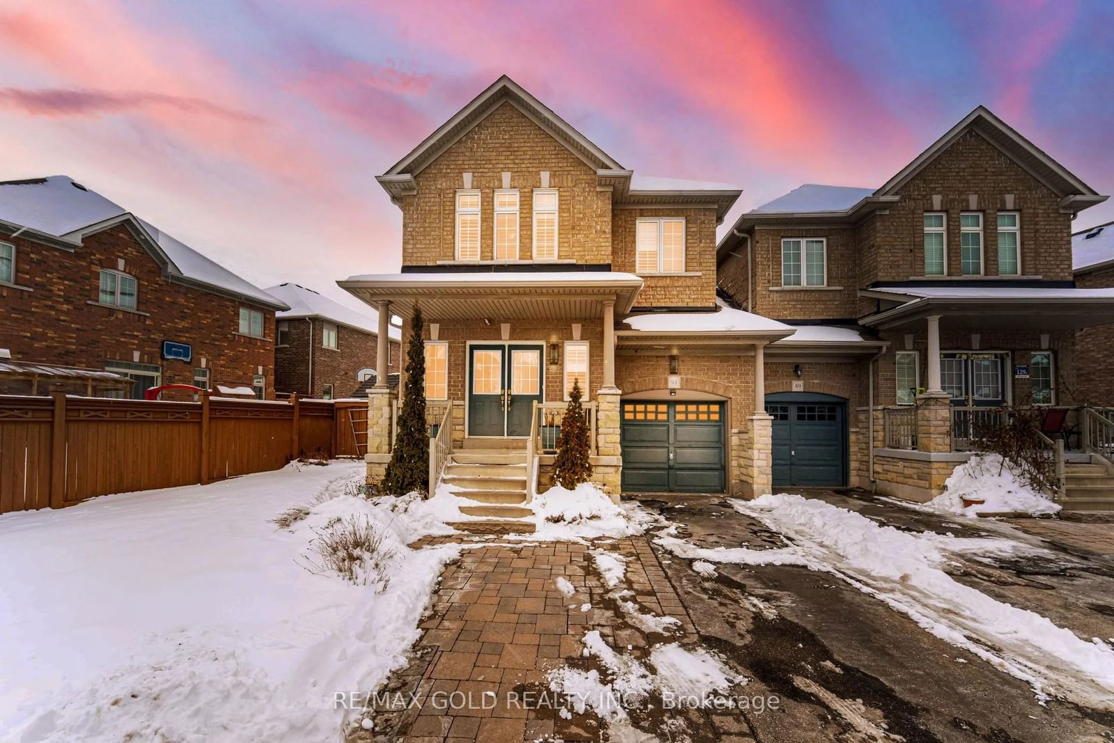 Semi-Detached House for sale at 91 Pomell Trail, Brampton, Bram East, L6P 3L6 - MLS: W11984432