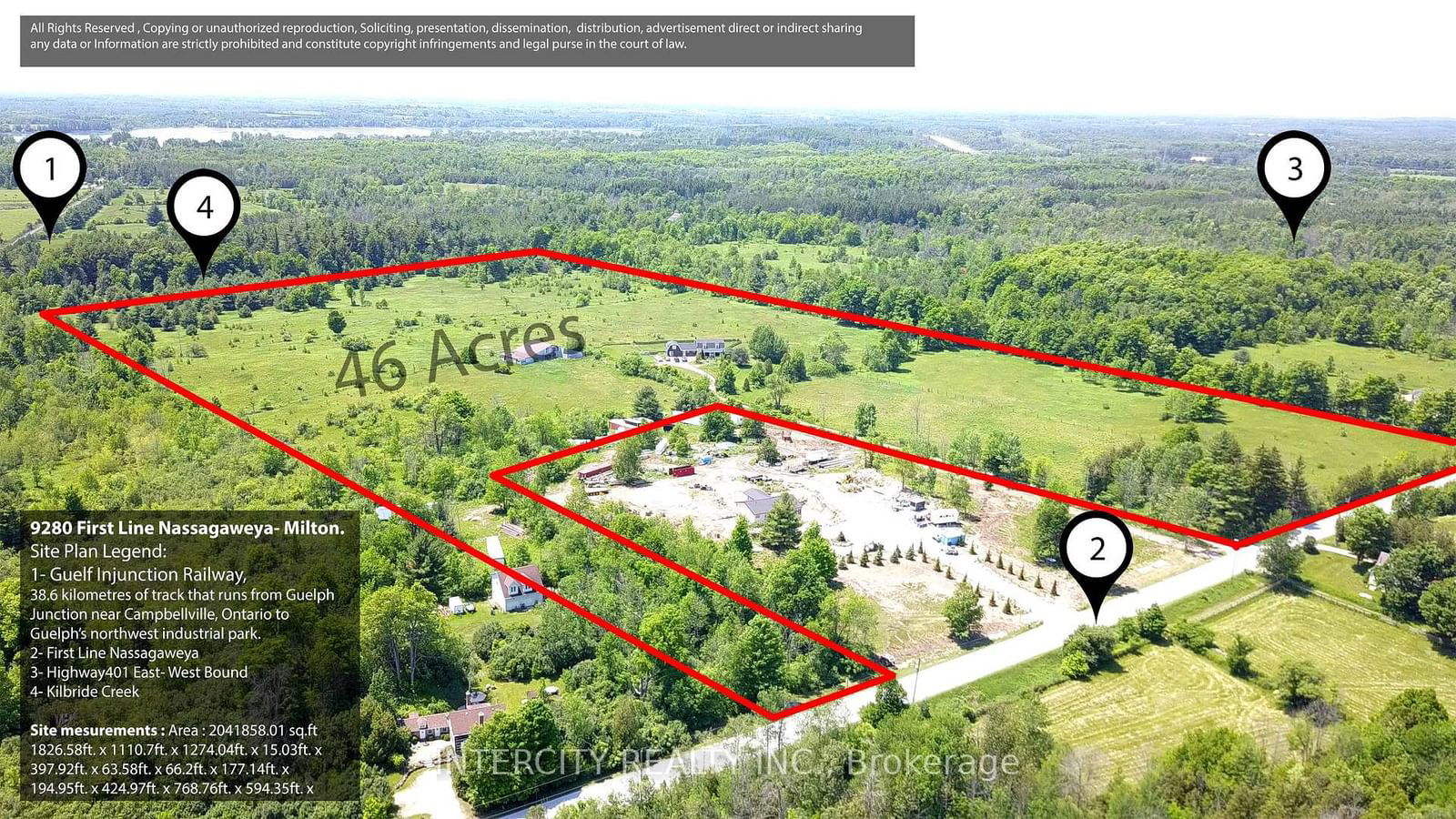 Farm for sale at 9280 First Line, Milton, Campbellville, L9T 2X7 - MLS: W11986025