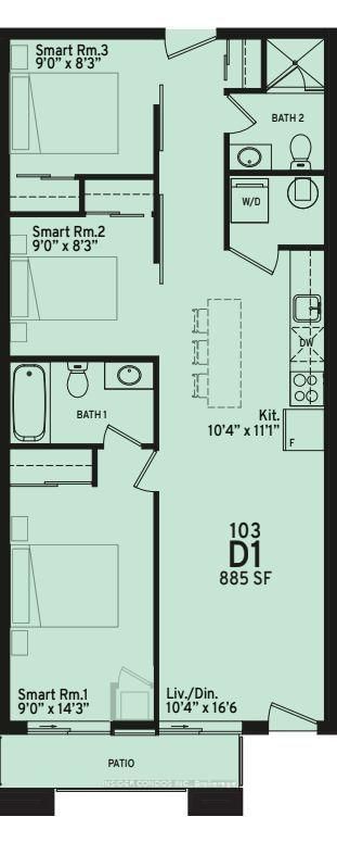 Condo for lease at 103-2433 Dufferin Street, Toronto, Briar Hill-Belgravia, M6E 3T3 - MLS: W11987656