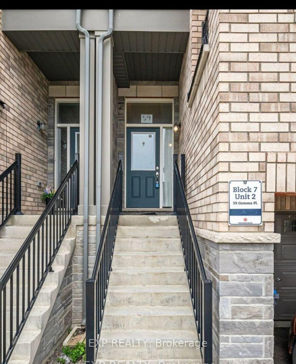 Townhouse for lease at 59 Gemma Place, Brampton, Heart Lake West, L6Z 1X9 - MLS: W11988405