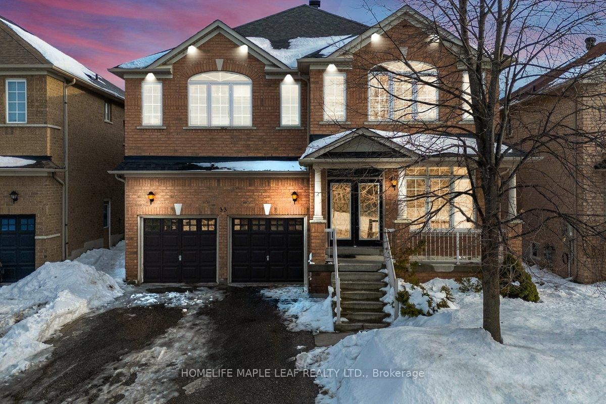 Detached House for sale at 33 Honeybee Drive, Brampton, Sandringham-Wellington, L6R 3E1 - MLS: W11988610