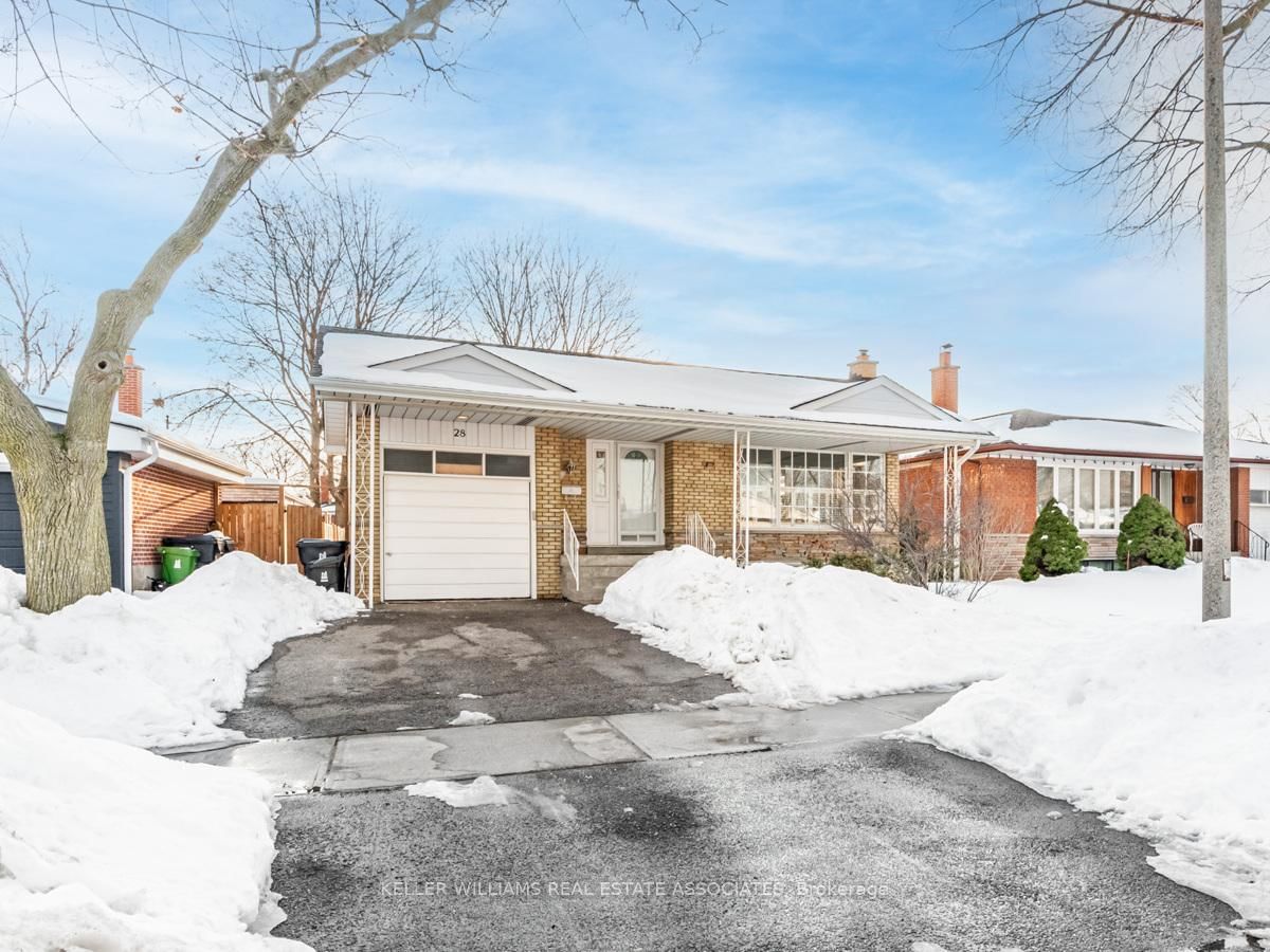 Detached House for sale at 28 Sellmar Road, Toronto, Willowridge-Martingrove-Richview, M9P 3E6 - MLS: W11989546