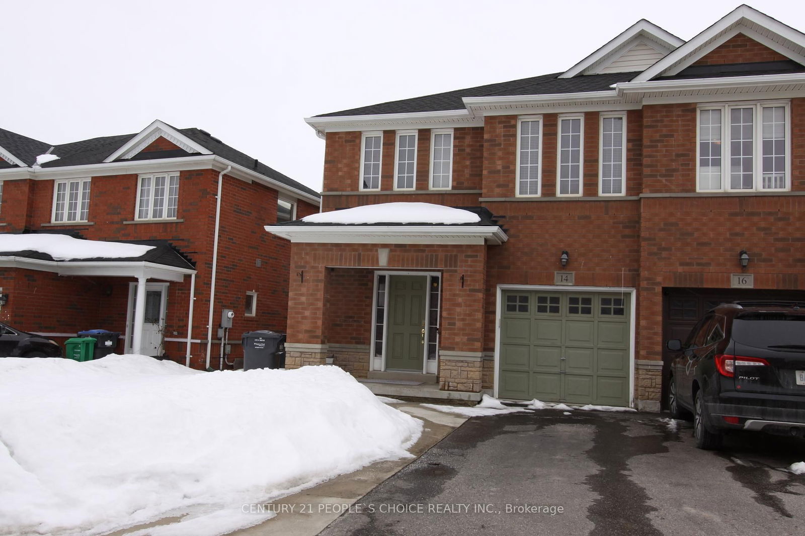 Semi-Detached House for lease at 14 Thornbush Boulevard, Brampton, Northwest Brampton, L7A 0K5 - MLS: W11994023