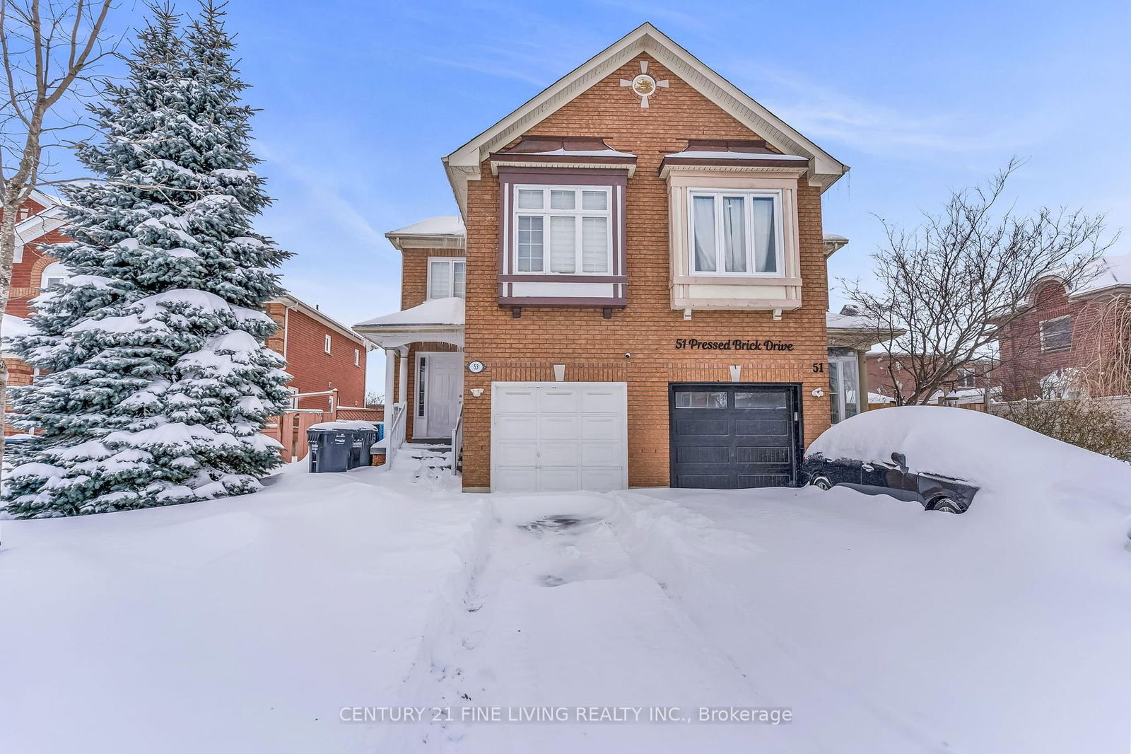 Semi-Detached House for sale at 53 Pressed Brick Drive, Brampton, Brampton North, L6V 4K3 - MLS: W11994297