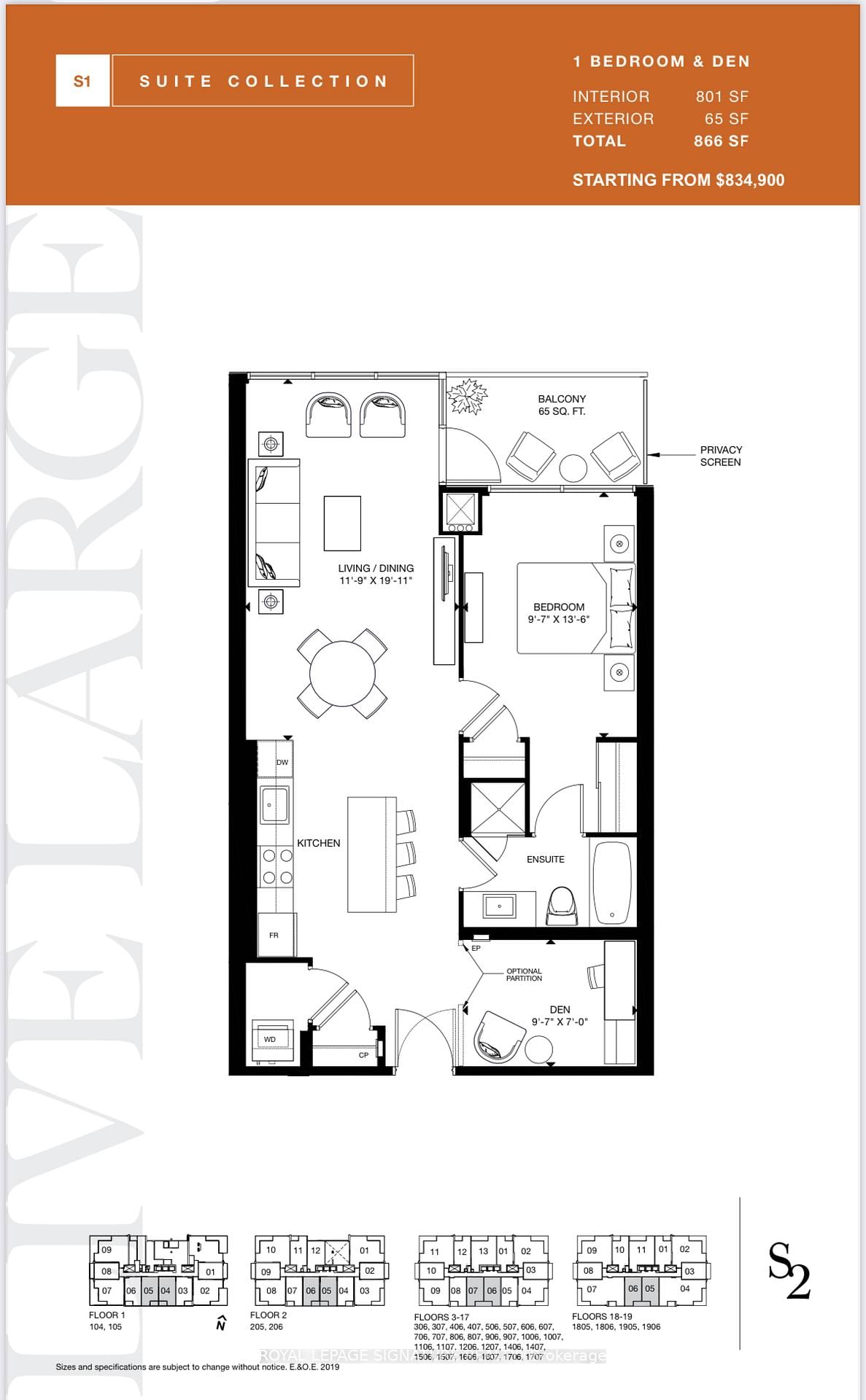 Condo for lease at 1607-1035 Southdown Road, Mississauga, Clarkson, L5J 0A3 - MLS: W12000070