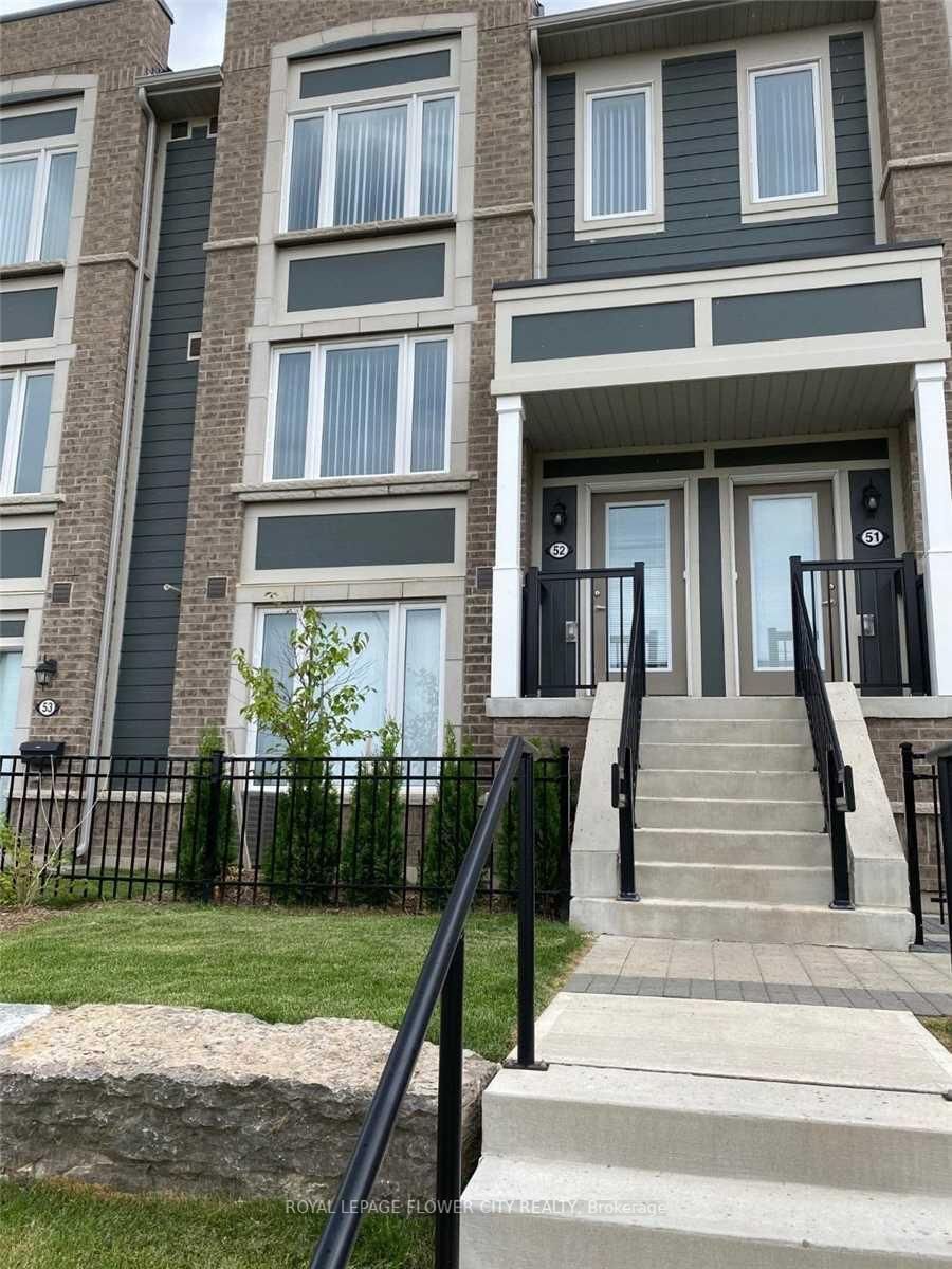 Townhouse for sale at 52-250 Sunnymeadow Boulevard, Brampton, Sandringham-Wellington, L6R 3Y6 - MLS: W12000394