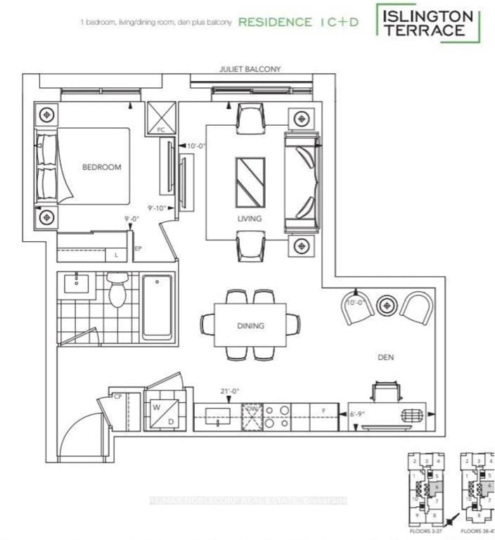 Condo for lease at 2206-7 Mabelle Avenue, Toronto, Islington-City Centre West, M9A 0C9 - MLS: W12001086