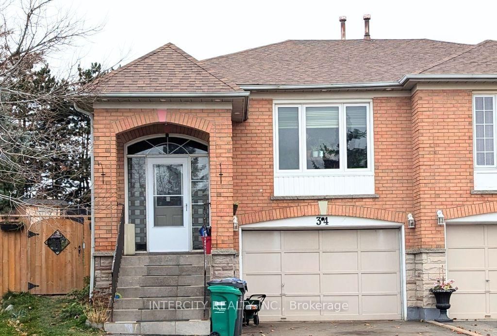 Semi-Detached House for sale at 34 Peace Valley Crescent, Brampton, Sandringham-Wellington, L6R 1G3 - MLS: W12002555