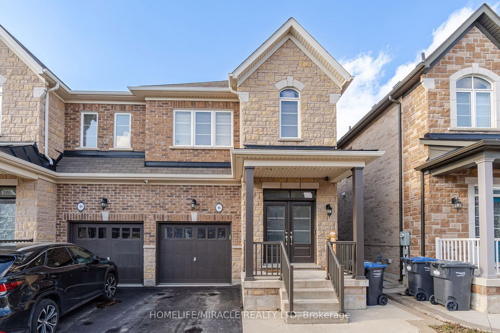 Semi-Detached House for lease at 46 SWANTON Road, Brampton, Credit Valley, L6X 5H5 - MLS: W12003949