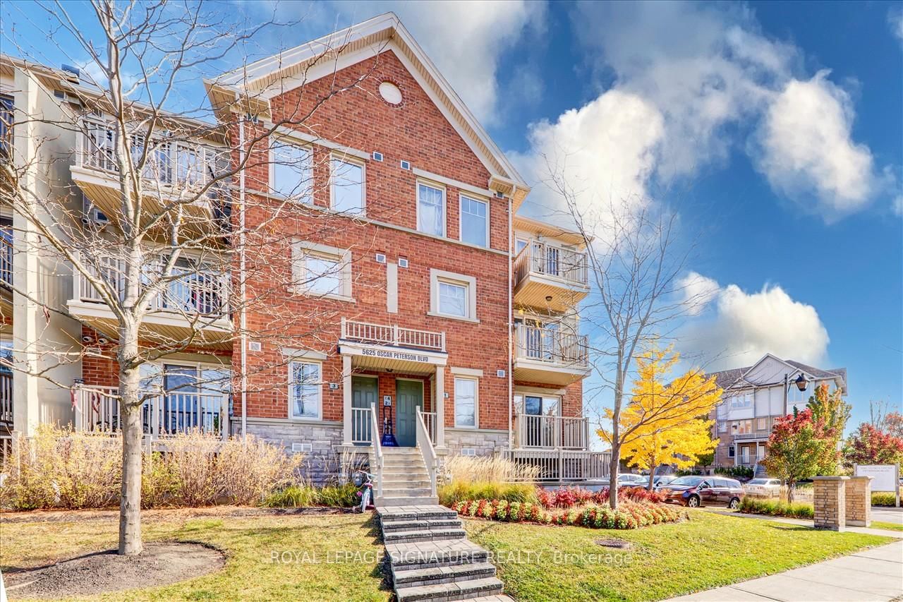 Townhouse for lease at 1-5625 Oscar Peterson Boulevard, Mississauga, Churchill Meadows, L5M 0T2 - MLS: W12005826