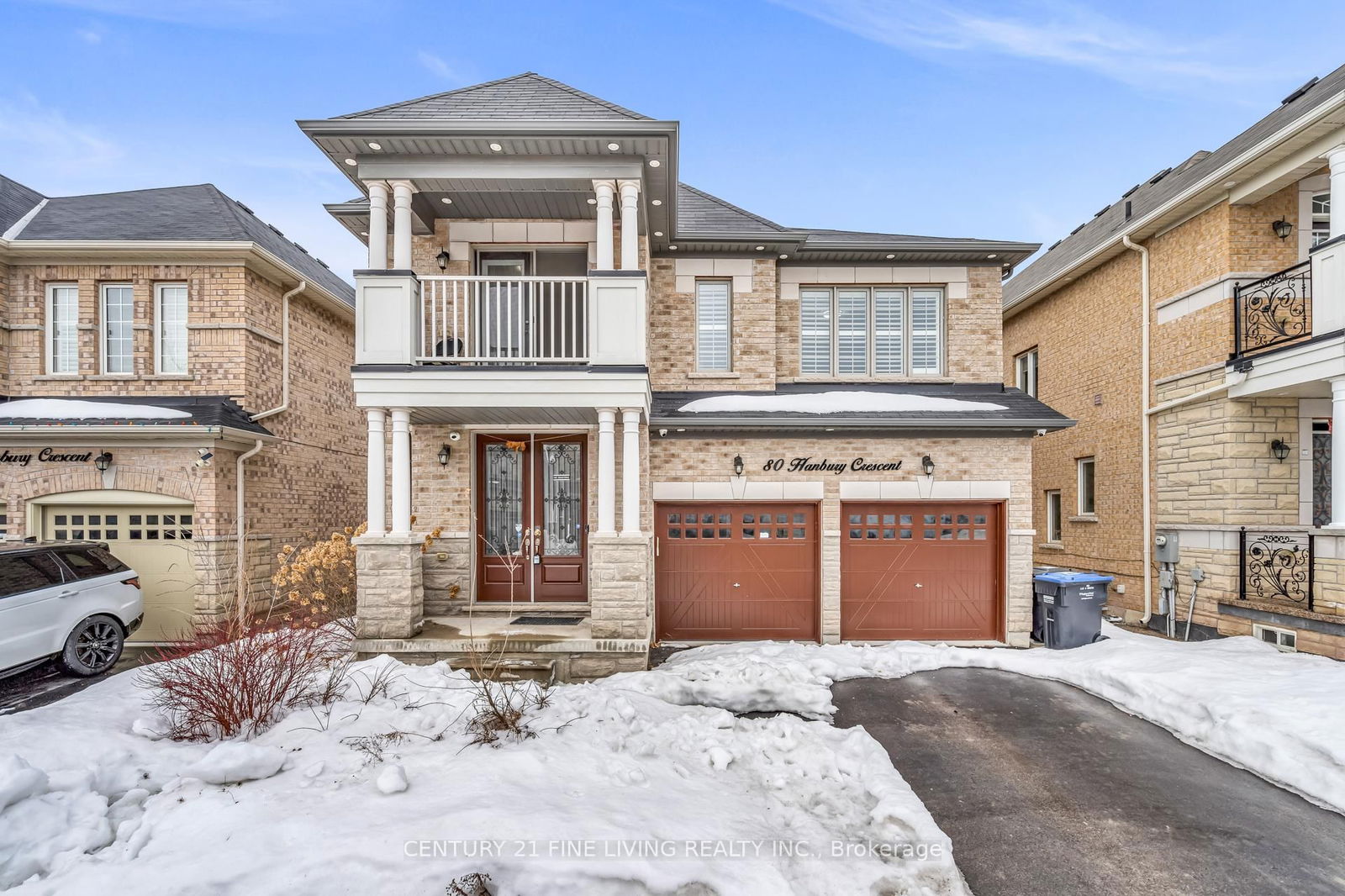 Detached House for sale at 80 Hanbury Crescent, Brampton, Credit Valley, L6X 5N7 - MLS: W12013626