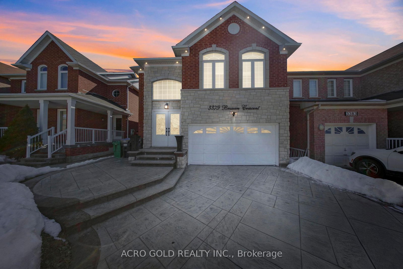 Detached House for sale at 3379 Bruzan Crescent, Mississauga, Lisgar, L5N 8M3 - MLS: W12016363