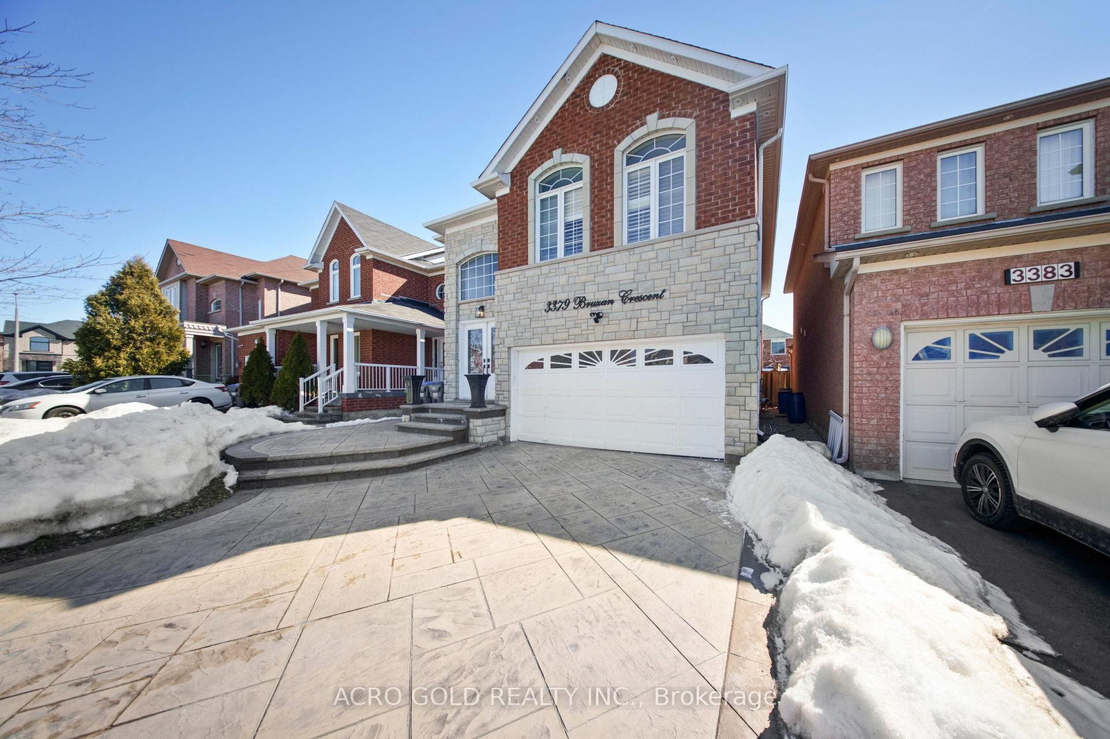 Detached House for sale at 3379 Bruzan Crescent, Mississauga, Lisgar, L5N 8M3 - MLS: W12016363