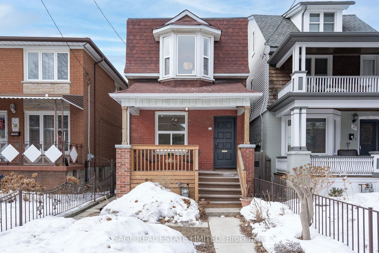 Detached House sold at 24 Emerson Avenue, Toronto, Dovercourt-Wallace Emerson-Junction, M6H 3S8 - MLS: W12016766