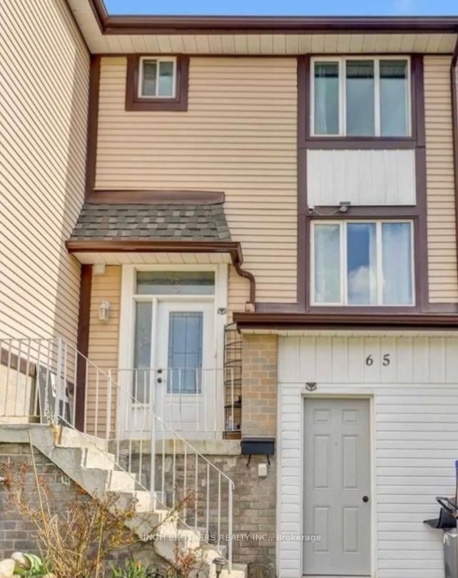 Townhouse for sale at 65 Elmvale Avenue, Brampton, Heart Lake West, L6Z 1A6 - MLS: W12016907