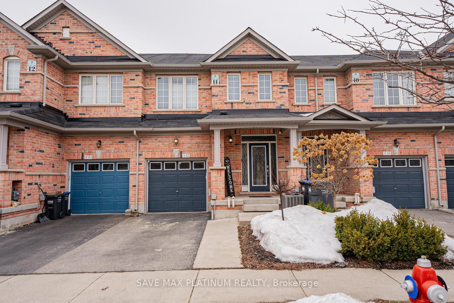 Townhouse for sale at 12 Hatton Court, Brampton, Credit Valley, L6Y 0H7 - MLS: W12017360