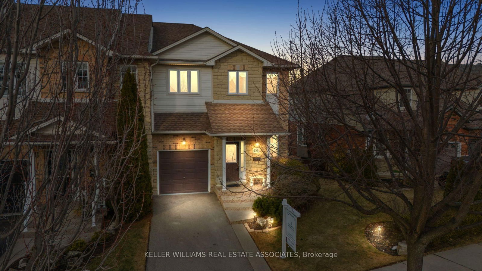 Townhouse for sale at 4039 Medland Drive, Burlington, Rose, L7M 4W7 - MLS: W12025732