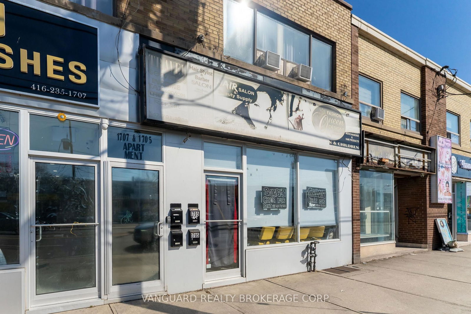 Store W/Apt/Office sold at 1705 -1707 Jane Street, Toronto, Rustic, M9N 2S3 - MLS: W12032893