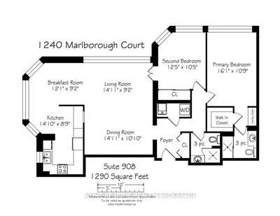 Unit 908 — 1240 Marlborough Crt, Oakville - College Park image-0-3