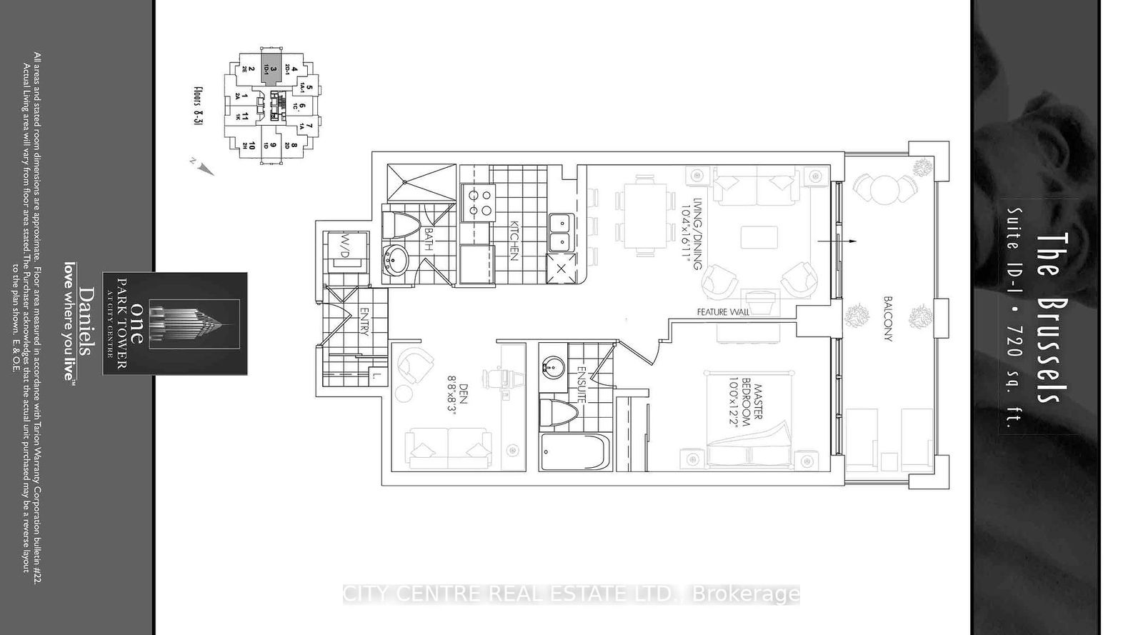 Condo for lease at 1703-388 Prince Of Wales Drive, Mississauga, City Centre, L5B 0A1 - MLS: W12041249