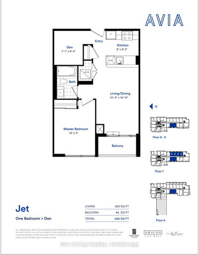 Unit 914 — 430 Square One Dr, Mississauga - City Centre image-0-1