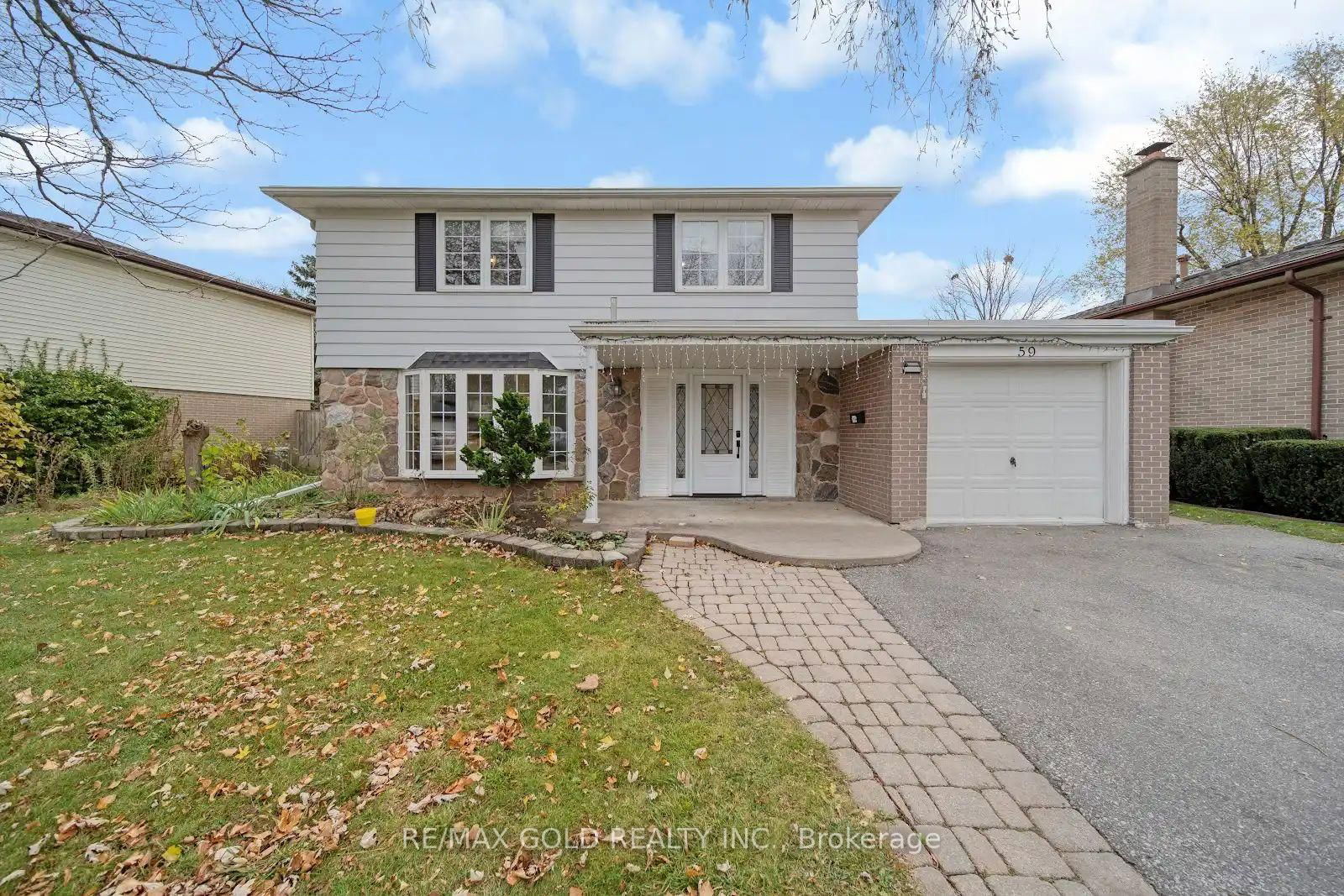 Detached House for sale at 59 Roberts Crescent, Brampton, Brampton East, L6W 1G9 - MLS: W12071949