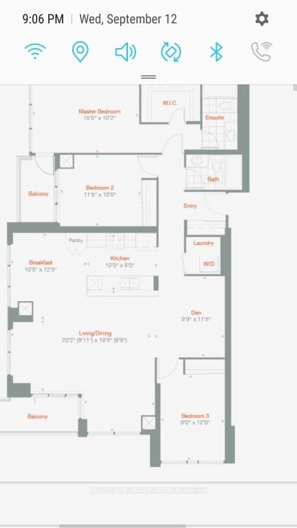 Condo for lease at 2304-55 Eglinton Avenue, Mississauga, Hurontario, L5R 0E4 - MLS: W12080042