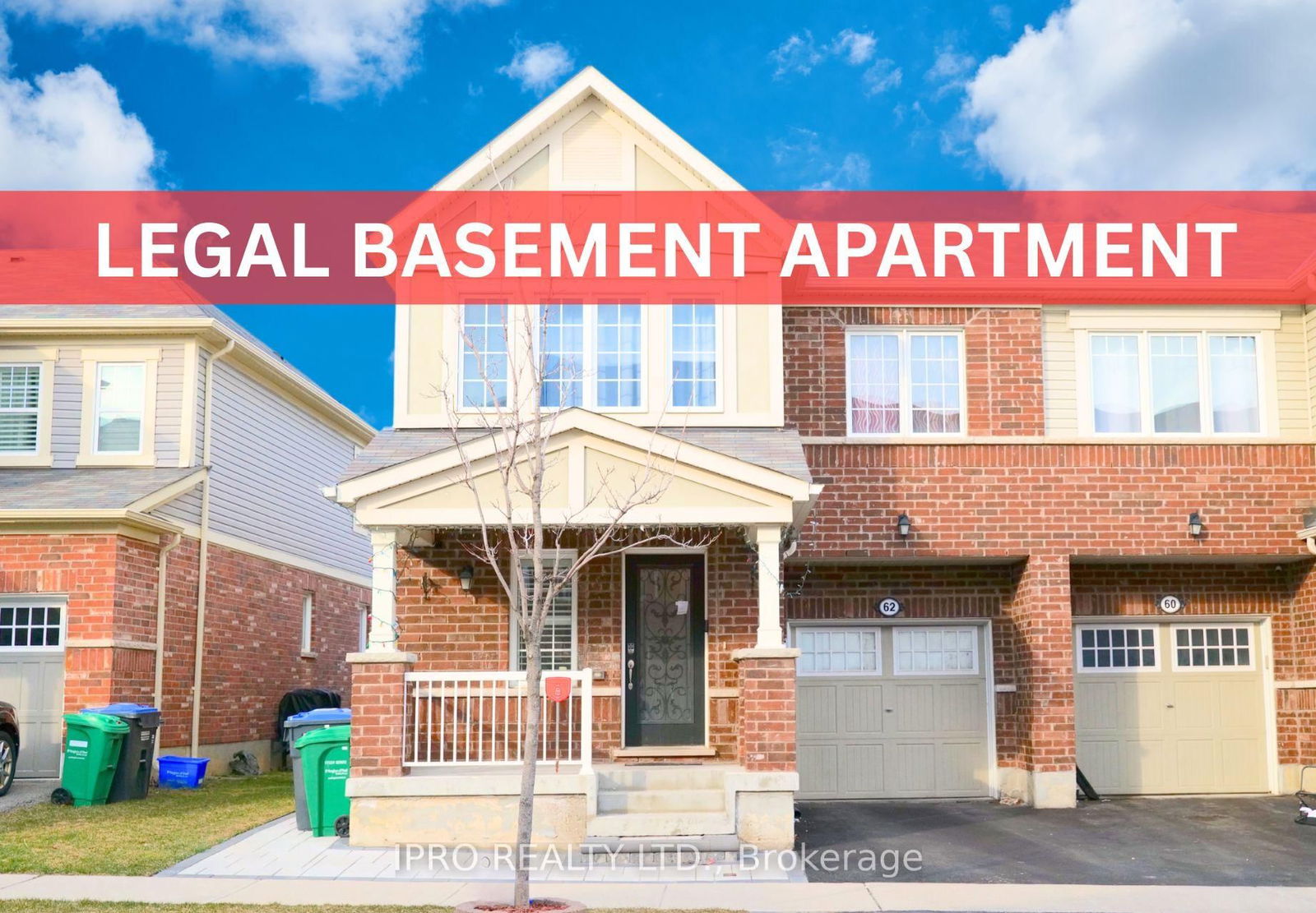 Townhouse sold at 62 Quillberry Close, Brampton, Northwest Brampton, L7A 4N8 - MLS: W12087956