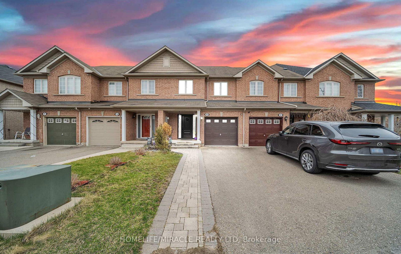Townhouse for sale at 93 Crystal Glen Crescent, Brampton, Credit Valley, L6X 0K7 - MLS: W12092052
