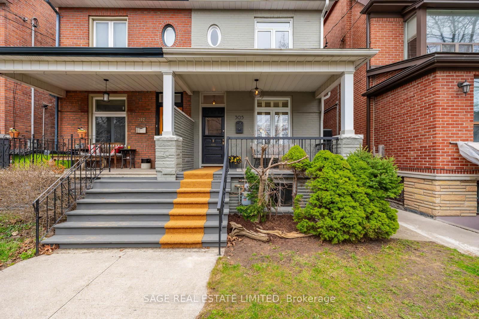 Semi-Detached House for sale at 305 Delaware Avenue, Toronto, Dovercourt-Wallace Emerson-Junction, M6H 2T7 - MLS: W12095288
