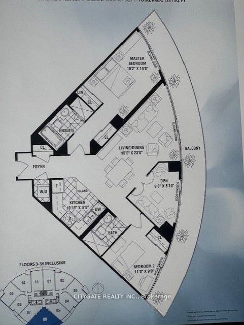 Condo for sale at 806-80 Absolute Avenue, Mississauga, City Centre, L4Z 0A5 - MLS: W12095796