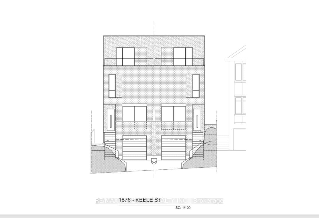 Detached House for sale at 1876 Keele Street, Toronto, Beechborough-Greenbrook, M6M 3X6 - MLS: W12100709