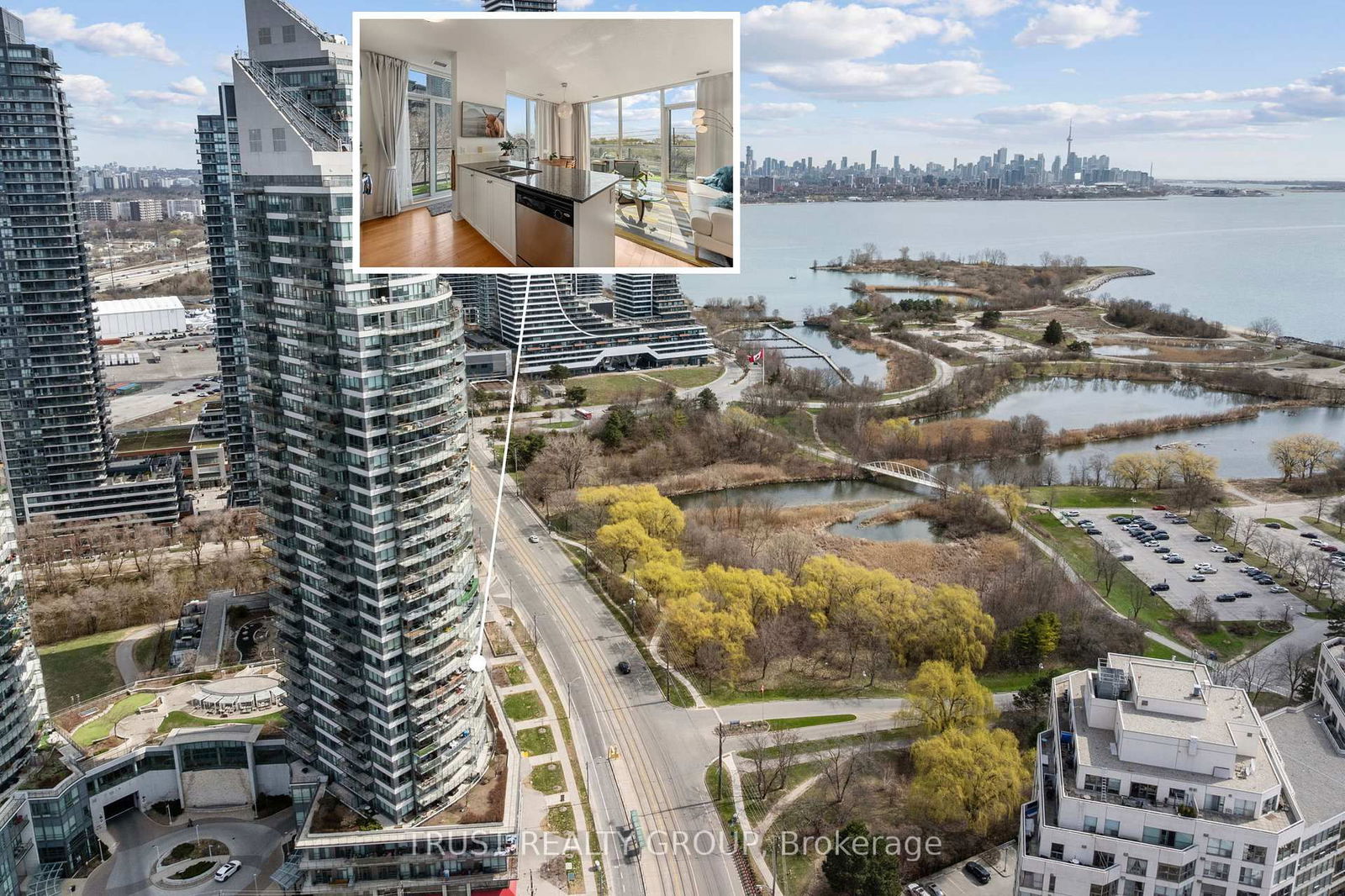 Condo sold at 308-2230 Lake Shore Boulevard, Toronto, Mimico, M8V 0B2 - MLS: W12102610