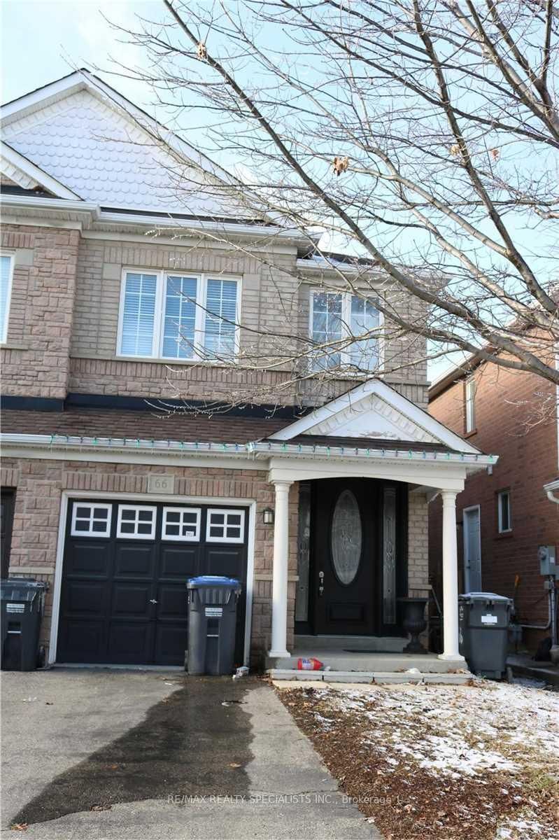 Semi-Detached House for lease at 66 SWEET CLOVER Crescent, Brampton, Sandringham-Wellington, L6R 2Z9 - MLS: W12104200