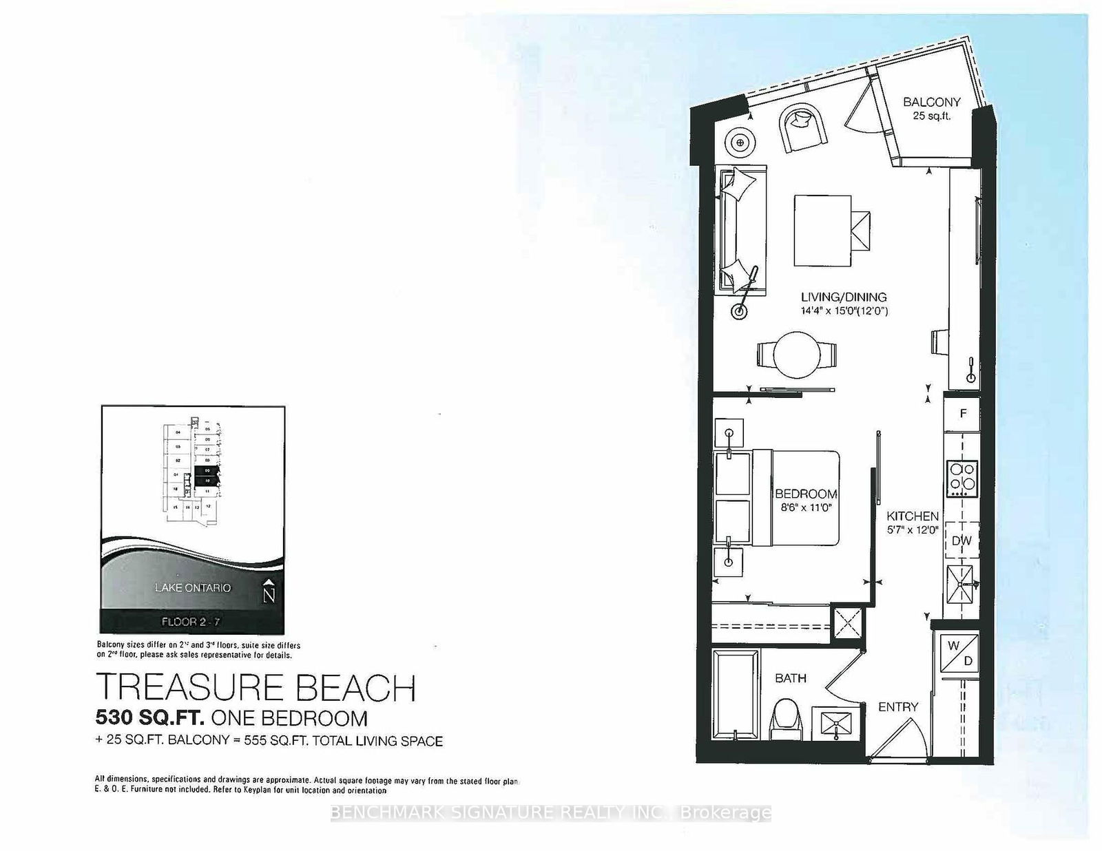 Condo for lease at 609-60 Annie Craig Drive, Toronto, Mimico, M8V 0C5 - MLS: W12118718