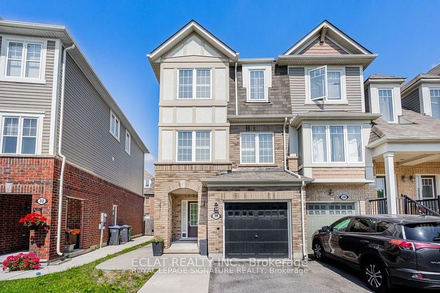 Townhouse for sale at 30 Lathbury Street, Brampton, Northwest Brampton, L7A 0R5 - MLS: W12157184