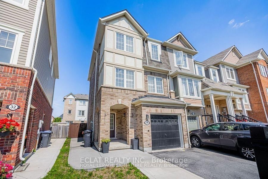Townhouse for sale at 30 Lathbury Street, Brampton, Northwest Brampton, L7A 0R5 - MLS: W12157184