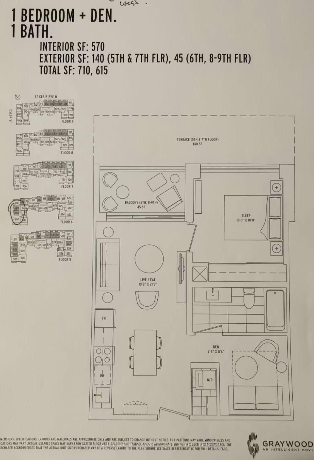 Condo for sale at 609-1787 ST. CLAIR Avenue, Toronto, Weston-Pellam Park, M6N 0B7 - MLS: W12216570