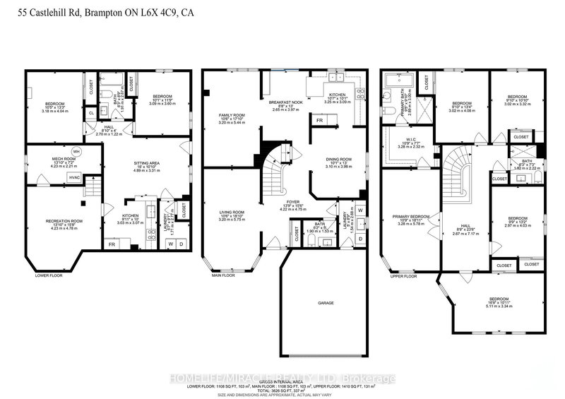 55 Castlehill Rd, Brampton, L6X 4C9 | Image 2