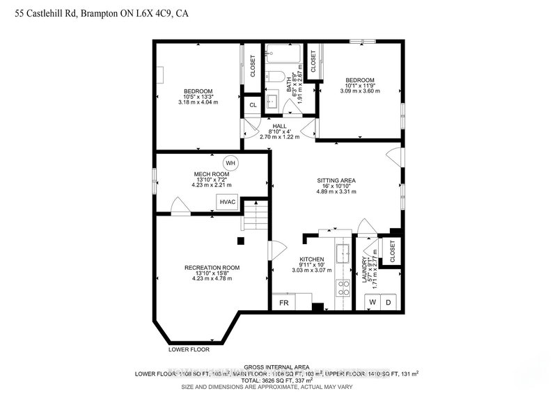 55 Castlehill Rd, Brampton, L6X 4C9 | Image 3