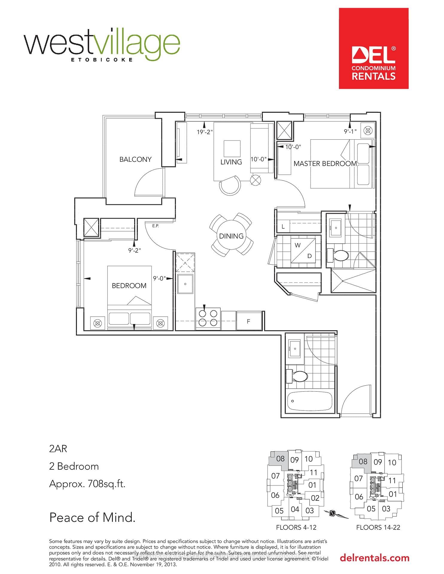 Condo for lease at 522-2 Eva Road, Toronto, Ontario, M9C 0A9 - Etobicoke West Mall - MLS: W12836892