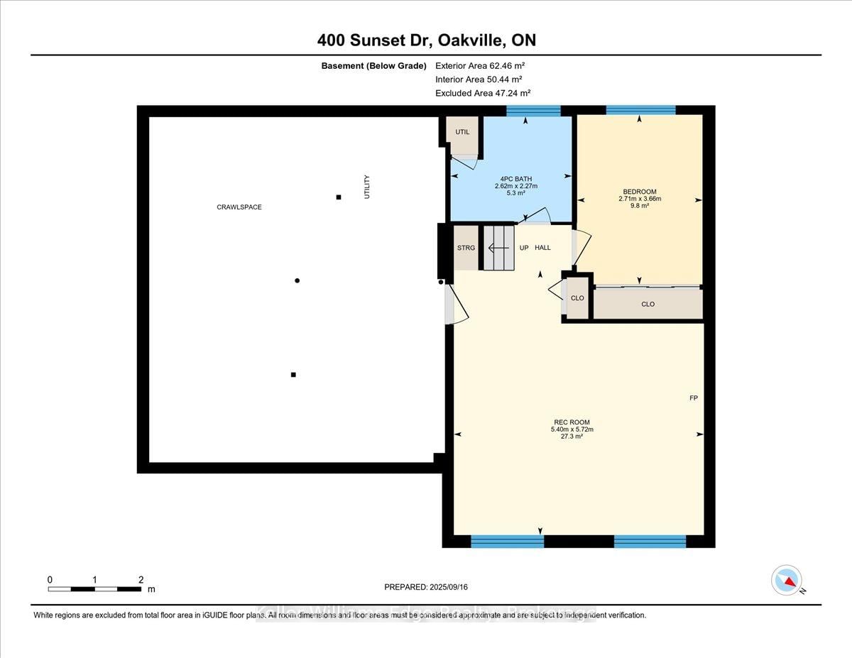 Detached House for sale at 400 Sunset Drive, Oakville, Ontario, L6L 3N2 - West - MLS: W12897010